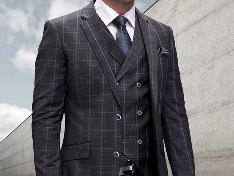 3PC ITALIAN WOOL SUIT